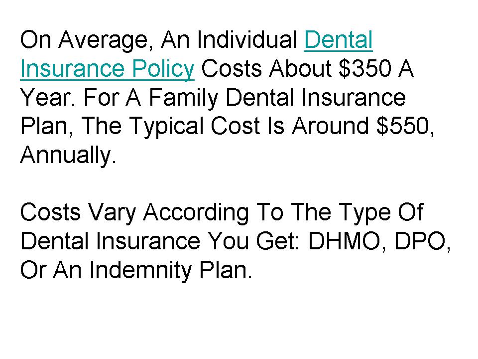 Dental insurance quote - Men's Health Cures