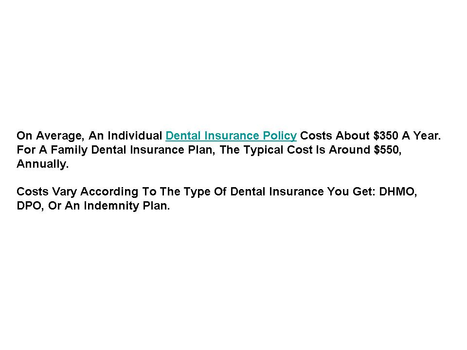 Dental insurance quote - Men's Health Cures